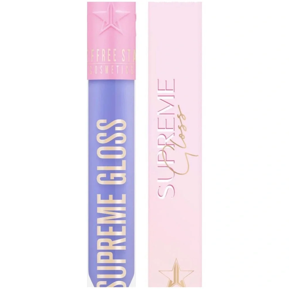 Jeffree Star NO APOLOGIES Supreme Gloss Neon Blue Purple • Full Size New In Box